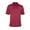Dark Claret, variant on Monterey Club Men's Dry Swing Heather Self Collar Jersey Golf Polo Shirt #1021