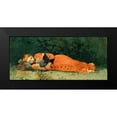 thumbnail image 2 of Homer, Winslow 14x8 Black Modern Framed Museum Art Print Titled - The New Novel, 2 of 5