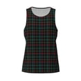 thumbnail image 4 of Haiem Buffalo Plaid Dark Green Men Workout Tank Top Gym Bodybuilding Sleeveless Muscle T Shirts Athletic Tank Breathable Workout Shirt-XX-Large, 4 of 9