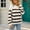 White, variant on Striped Sweater Sevevn Women's Striped Long Sleeved Round Neck Pullover Knitted Sweater Top