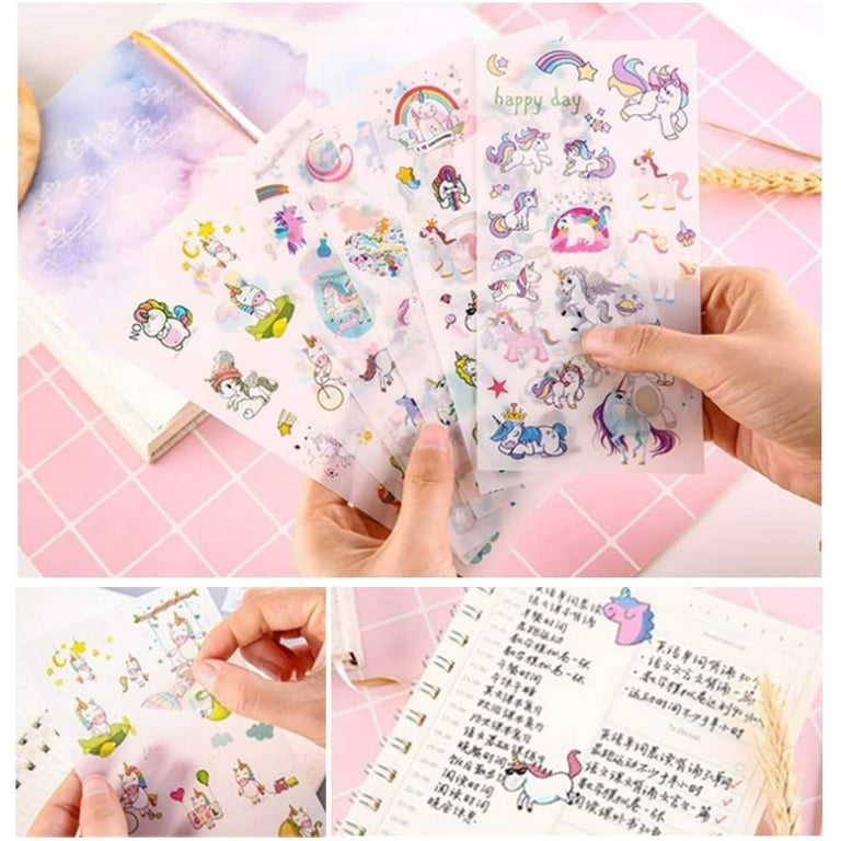 Various Kawaii Cute Stationery Set School Supplies Illustration