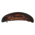 thumbnail image 5 of Parcelona French Medium Arch Tortoise Shell Cellulose Hair Clip Barrette, 5 of 5