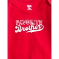 thumbnail image 3 of Wonder Nation Baby Boys' Graphic Cotton Bodysuit with Long Sleeves, Sizes 0M-24M, 3 of 3