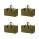 thumbnail image 2 of Contenedor de Armario, Bolsas de Almacenamiento Plegables de Gran Capacidad, Paquete de 4 Bolsas Portátiles para Mudanza y Organización de Ropa, Edredones y Artículos Del Hogar, 69 X 36 X 35 Cm, Azul, 2 of 6