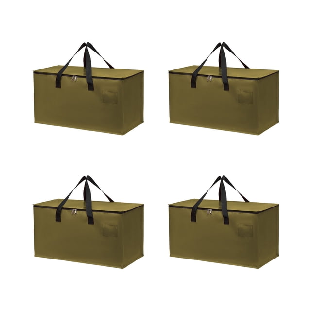 Ohufall Large Capacity Foldable Portable Moving Storage Bags For Car Home Clothes Quilt With Storage For Closet Small Closet Organizers