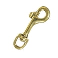 thumbnail image 1 of Brass Swivel Snap Hooks - Diverse and Multifuntional (3/8 Inch, 15 Pack), 1 of 4