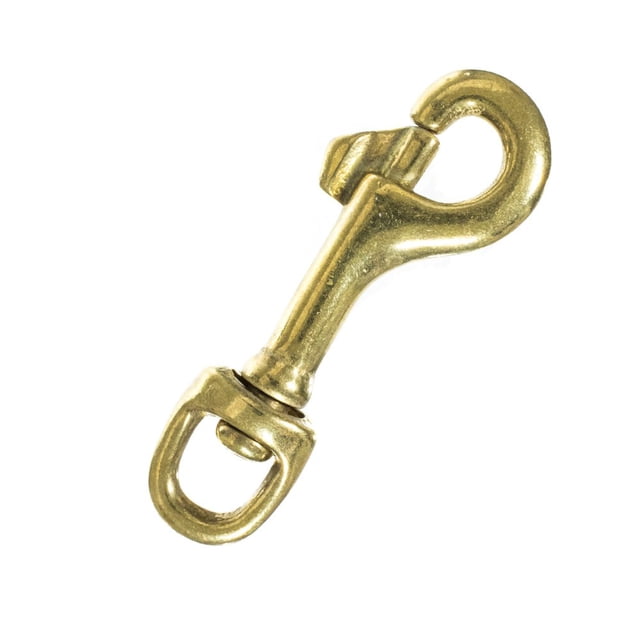 Brass Swivel Snap Hooks - Diverse and Multifuntional (3/8 Inch, 15 Pack)