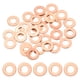 thumbnail image 1 of Uxcell Paquete de 30 Arandelas de Cobre, Arandelas de Sellado de Cobre Métricas M6x12x1mm para Tornillos y Tuercas para Automóviles, 1 of 6
