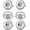 POST .032"silver, variant on 3 Pairs Screw Earring Backs Replacements,925 Silver Locking Hypoallergenic Screw On Earring Backs for Studs,Screw Backs Fit forThreaded Post 0.032"(Silver)