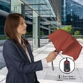 thumbnail image 5 of Knirps U.200 Ultra Light Automatic Rain Umbrella in Cider Heatshield – One-Touch Auto Open/Close, Wind-Tunnel Tested, 37in Canopy, Aluminum Fiberglass Frame, Pocket-Size Travel Umbrellas, with Cover, 5 of 7