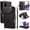 Black, variant on for Samsung Galaxy S20 Case with 11 Card Slots & 2 Cash Pockets for Woman Man,PU Leather Flip Kickstand Folio [RFID Blocking] Wallet Case, Wrist Strap Magnetic Clasp Protective Cover,Purple