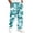 Blue, variant on GrmtClth Men's Camo Pattern Cargo Straight Leg Pants Adjustable Drawstring Elastic Waist Multi Flap Pocket Outdoor Casual Trousers Green 3XL