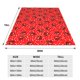 thumbnail image 3 of Fotbe Red Ladybugs On White Dotted Manta de Franela Acolchonada con Estampado, Súper Suave y Esponjosa, Extra Grande para Sofá, Cama, Uso Todo el Año-40"x30", 3 of 7