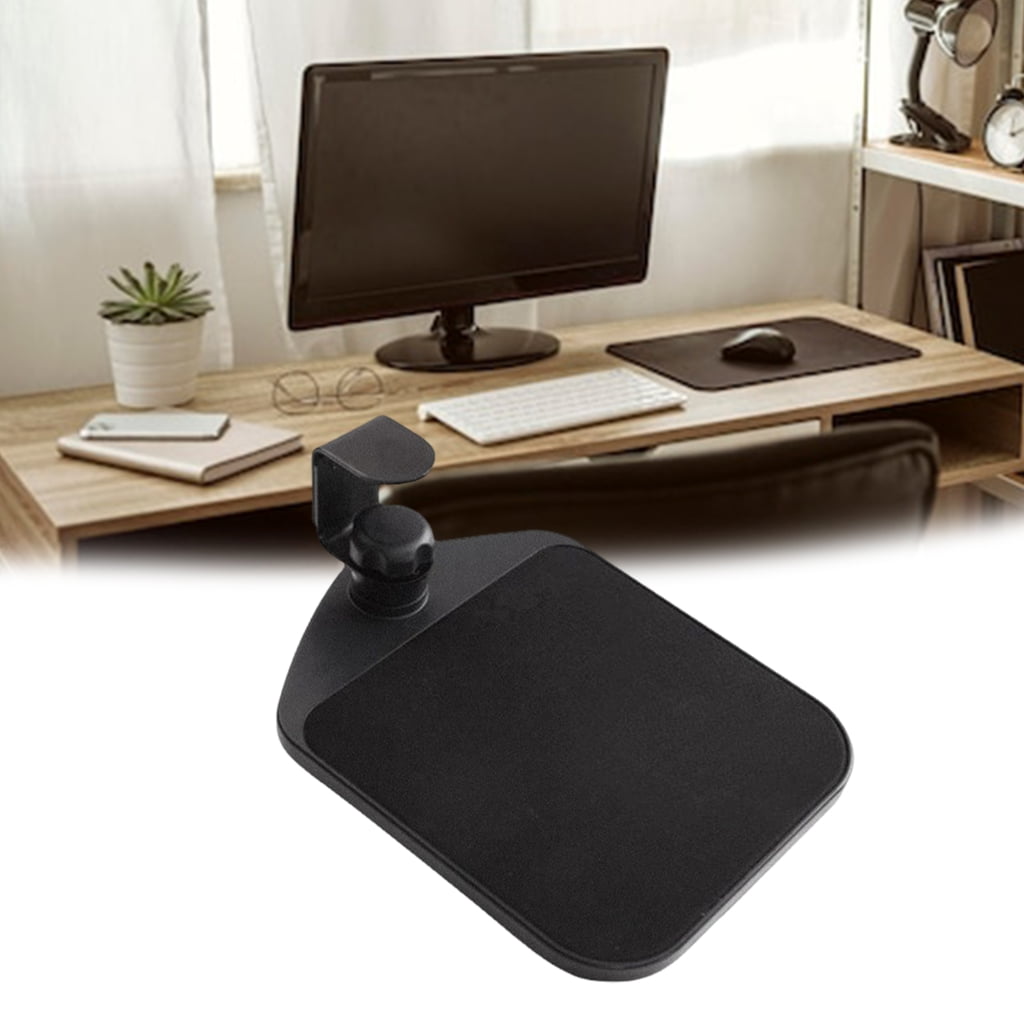 tegongse Sturdy Rubber Pad Keyboard Tray Clamp On Desk With 360 Degree Rotation for Enhances Productivity In Office Supplies