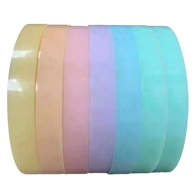 Hemoton 7 Rolls Colored Masking Tape Sticky Balls Tapes Double Sided