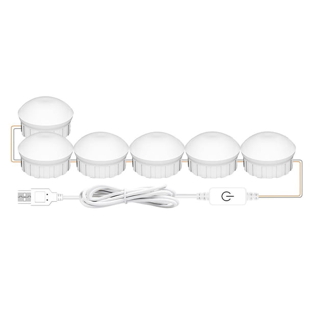 Tocador Luz Led Maquillaje Iluminación Espejo Luz Brillo Ajustable Luz Cosmética Yuarrent HA026916-01