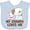 Blue, variant on Inktastic My Grampy Loves Me Girls Girls Baby Bib