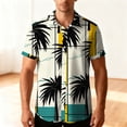 thumbnail image 3 of Yievot Hawaiian Shirt for Men Graphic Printed Casual Short Sleeve Button Down Shirts Summer Beach Floral Shirts, 3 of 7