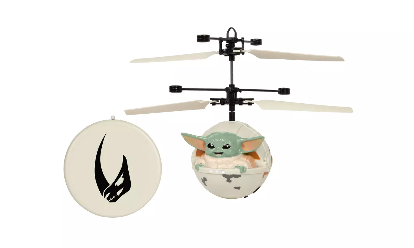Star Wars The Mandalorian Baby Yoda " The Child " Big Head Helicopter