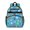 Football and Volleyball Blue Pattern, variant on Football and Rugby Navy Pattern Cute School Backpack Bag for School with Padded Back and Adjustable Shoulder Straps 15.25"x11.5"x5.25"