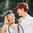 thumbnail image 4 of America-Mexican Flag Sports Sun Visor Hats Adjustable Sun Visor Caps For Women And Men, 4 of 7
