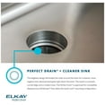 thumbnail image 3 of Elkay ELUHAD111655PD Lustertone 14 x 18-1/2 x 5-3/8" Undermount ADA Kitchen Sink, Perfect Drain, 3 of 7
