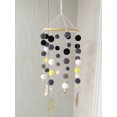 thumbnail image 3 of 3 pieces Pendant Traditional Handmade Feather Wall Hanging Decor Bohemian Ornament for Kids Bedroom Home Decoration, 3 of 3
