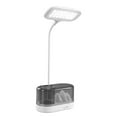 thumbnail image 2 of CheAAlet 2-in-1 Desk Lamp with Flexible Arm, 3 Color Modes & Dimmable Light, Eye-Protection for Home Office Workbench Reading - White, 2 of 9