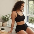 thumbnail image 4 of Bali BLACK Breathe Cotton Modal Bralette, US 3X-Large, 4 of 4