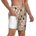 thumbnail image 3 of Balery Valentine'S Day Rose Mens Swim Trunks Swim Shorts for Men Quick Dry Inseam Beach Shorts with Compression Liner Pocket-XX-Large, 3 of 9
