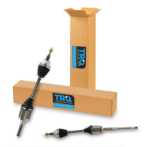 TRQ New Complete Front CV Axle Shaft Assembly Pair 2pc for Escape 1.6L 2.0L AWD CSA73005 Fits select: 2013-2019 FORD ESCAPE, 2013 LINCOLN MKZ