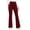 Red, variant on Yerovir Womens Fleece Lined Pants Thermal Straight Leg Yoga Pant High Waisted Stretchy Lounge Trousers for Work or Casual(Red,X-Large)