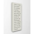 thumbnail image 5 of The Stupell Home Decor Now I Lay Me Down To Sleep Typography Inspirational Canvas Wall Art, 13 x 30, 5 of 5
