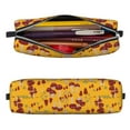 thumbnail image 2 of Fotbe Mushroom Pattern Leather Pencil Case, Pencil Pouch with Durable Zipper, Compact and Stylish Organizer for Stationery, Art Supplies, Travel Essentials, 2 of 7