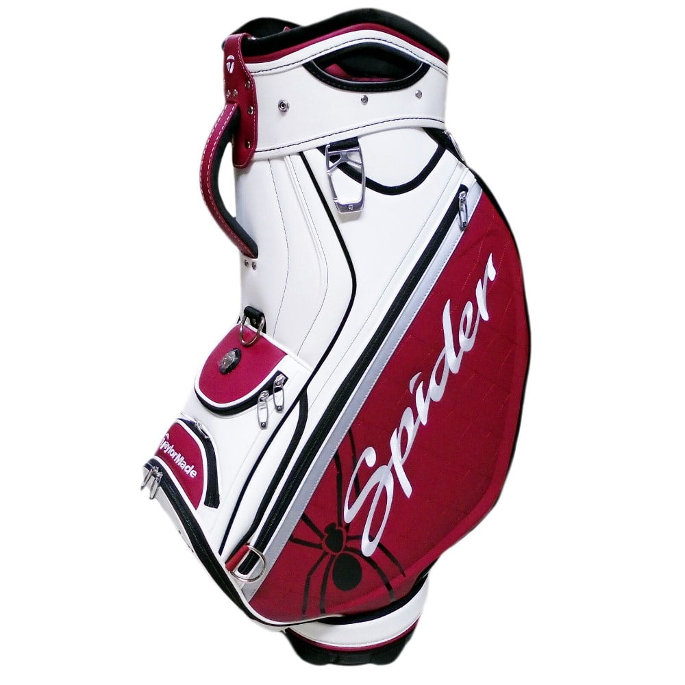 NEW TaylorMade Golf Spider TP Staff Bag 2019 Dark Red / White Retail