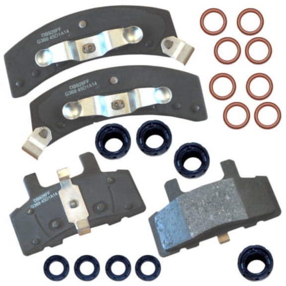 Carquest Premium Gold Ceramic Brake Pads - (4-Pad Set)