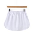 thumbnail image 4 of Birdeem Womens Layered Tiered Sheer Solid Color Extender Half Slip Plus Size Skirt, 4 of 9