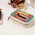 thumbnail image 7 of Tiny Teeth Velvet Portable Travel Organizer with Removable Compartment - Gift, Earring Organizer, Storage Box, and Bracelet Holder, 7 of 7