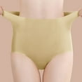 thumbnail image 2 of cfhntfmh Seamless Panties for Women High Waisted Full Coverage Underwear Solid Color Comfort Shapewear Briefs, 2 of 3