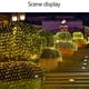 thumbnail image 4 of Luces LED solares decorativas de 204 luces nocturnas de red blanca cálida para decoración interior y exterior, jardín, fiesta de boda, 4 of 8