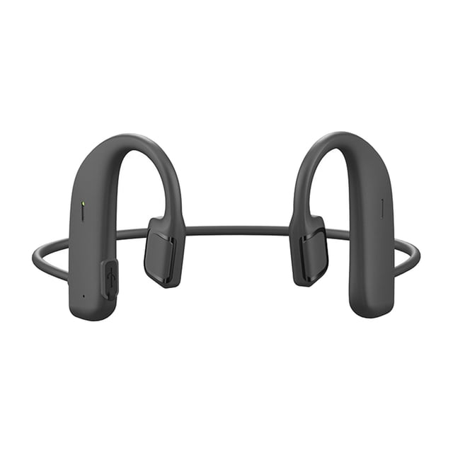 Auriculares ducción ósea del oído abierto Resistente al sudor Micrófono incorporado Respuesta de música Auriculares Bluetooth , negro