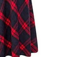 thumbnail image 5 of YUEJUIR Womens Skirts Womens High Elastic Waist Maxi A-Line Plaid Winter Warm Flare Long Ankle Skirt Floral Maxi Skirt Boho Skirt (Red,XXL), 5 of 6