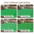 thumbnail image 7 of ODIKA 8'x10' Washable Area Rug Sport Stadium With Goal Posts And Yard Markers Football Field Refined Structured for King Size Bedroom Under Bed, Master Suite, Non-Shedding, Easy Care, 7 of 7