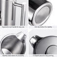 thumbnail image 4 of Double Walled Stainless Steel French Press Coffee Maker, Heat Insulated Coffee Pot, 350ml/800ml/1000ml Multi-Size Portable Coffee Brewer for Home Office Daily Use, 4 of 7