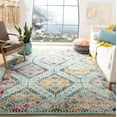 thumbnail image 3 of SAFAVIEH Madison Lanford Southwestern Area Rug, Blue/Yellow, 10' x 14', 3 of 9