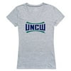 University of North Carolina at Wilmington Seahawks Women's Seal Tee T-Shirt Heather Grey Small