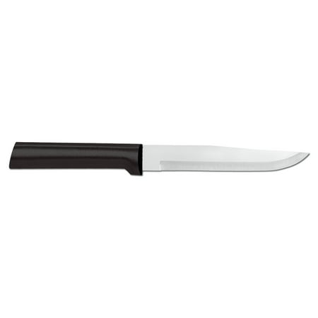 Rada Cutlery Stubby Butcher Knife – Stainless Steel Blade With Black Stainelss Steel Resin