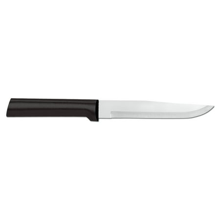 - Rada Cutlery Stubby Butcher Knife – Stainless Steel Blade With Black Stainelss Steel Resin Handle