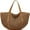 B-khaki, variant on Straw Bags for Women Summer Beach Woven Tote Hobo Handbag Casual Straw Shoulder Bags for Travel Vocation