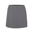 thumbnail image 6 of Jxximdong Skorts for Women Women's Pants Skirt With Slit And Pocket Sports Casual Skirt Solid Color Mid Waist Pants Tennis Skirt Gray L Culottes, 6 of 8